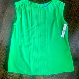 Green Sleeveless Top